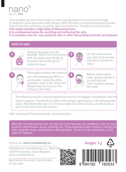 Nano Beauty Pro: Nanofiber Face Mask with Skin-Soothing Effect