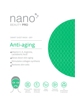 Nano Beauty Pro: Nanofiber Face Mask with Anti-Aging Effect