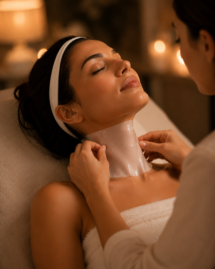 Nano Beauty Pro: Nanofiber Mask with Anti-Aging effect for the neck area