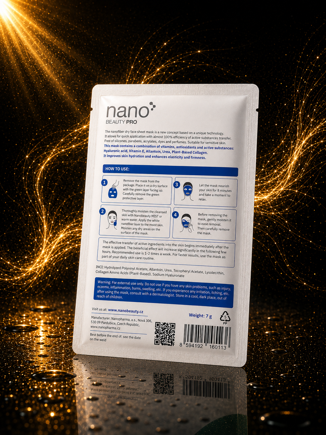 Nano Beauty Pro: Nanofiber Face Mask for Skin Hydration