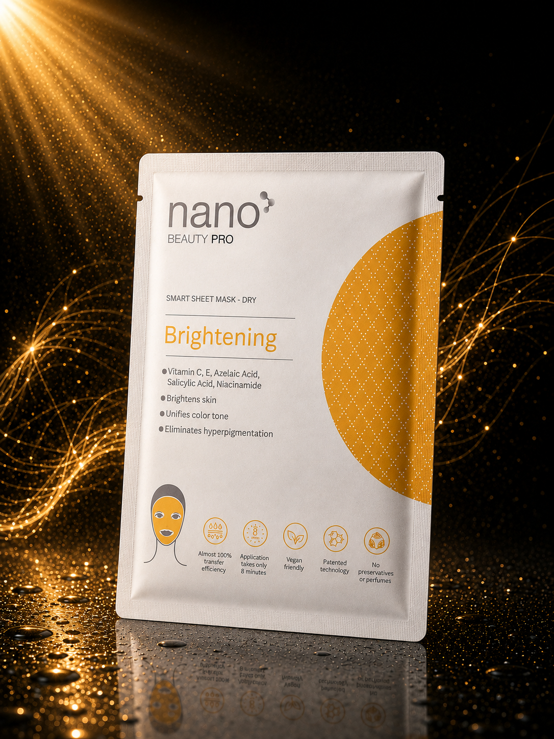 Nano Beauty Pro: Brightening Nanofiber Face Mask