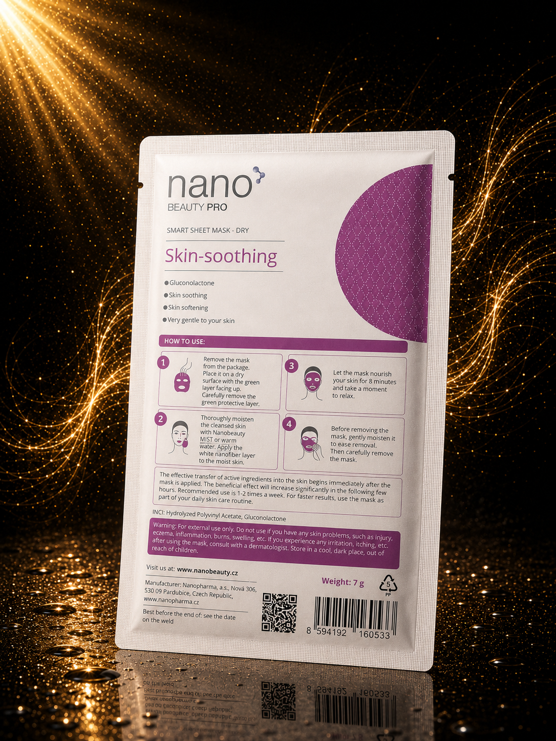 Nano Beauty Pro: Nanofiber Face Mask with Skin-Soothing Effect