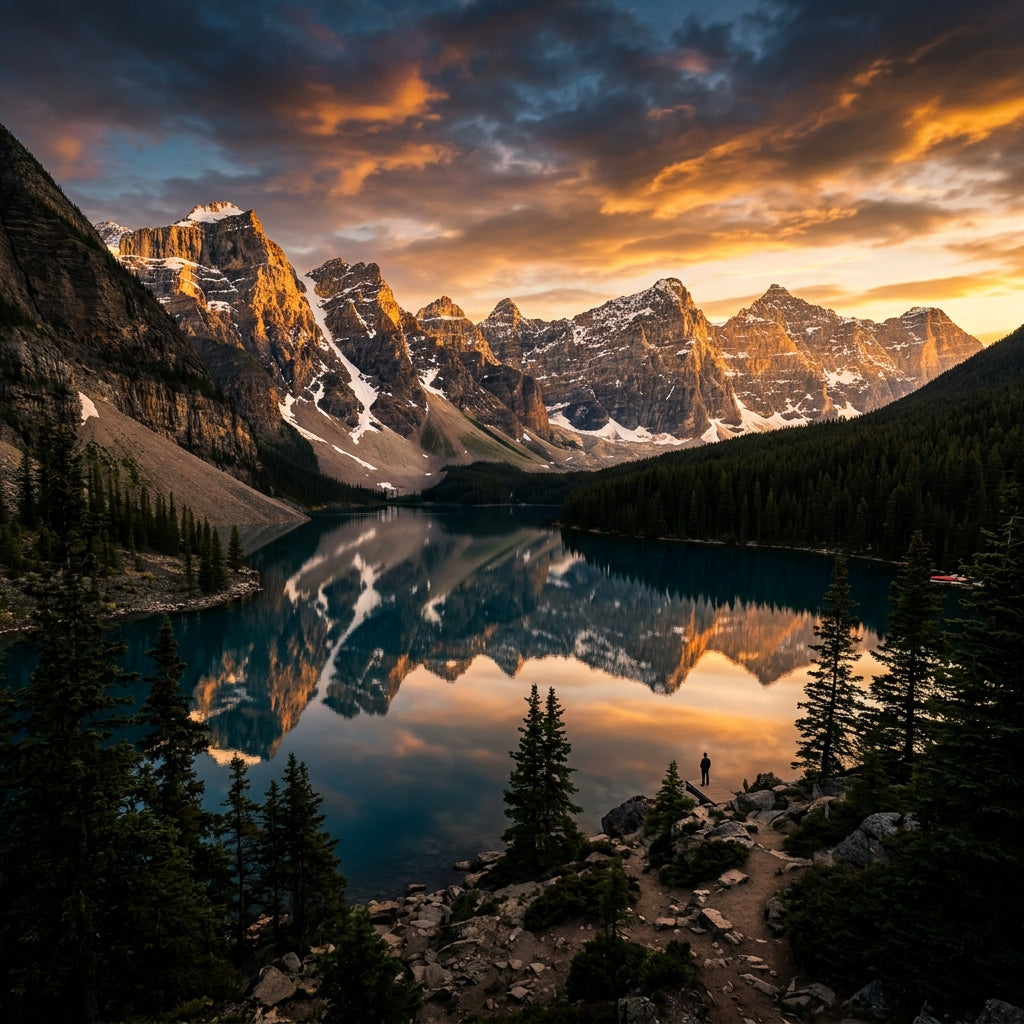 Mountain Lake Landscape